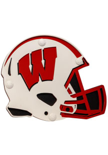 Wisconsin Badgers Helmet Car Accessory Hitch Cover