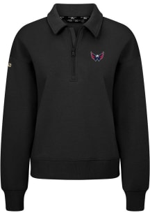 Levelwear Washington Capitals Womens Black Canmore 3D Embroidered Patch Medium Weight Jacket