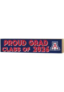 KH Sports Fan Arizona Wildcats Class of 2026 Block Sign - Navy Blue