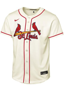 Nike St Louis Cardinals Youth White Alt 2 Baseline Blank Jersey