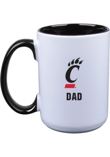 Cincinnati Bearcats Dad 15oz Ceramic Mug - White