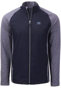 Cutter and Buck Jackson State Tigers Mens Navy Blue Adapt Eco Big and Tall Light Weight Jacket