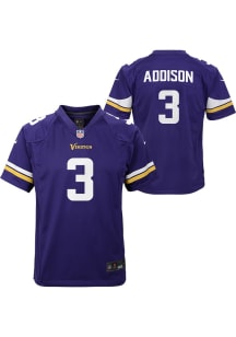 Jordan Addison Minnesota Vikings Youth Purple Nike Home Replica Football Jersey