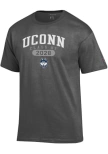 Champion UConn Huskies Charcoal Class of 2028 Jersey Short Sleeve T Shirt