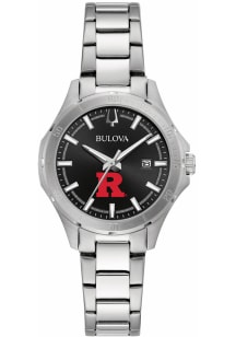 Bulova Rutgers Scarlet Knights Sport Stainless Steel Womens Watch