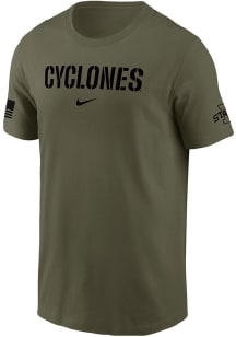 Nike Iowa State Cyclones Olive Military Appreciation Short Sleeve T Shirt