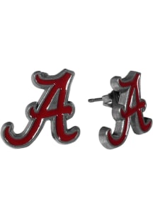 Alabama Crimson Tide Logo Post Womens Earrings