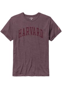 Harvard Crimson Maroon Tonal Arch Name Short Sleeve Fashion T Shirt