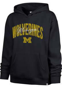 47 Michigan Wolverines Womens Navy Blue Muse Hooded Sweatshirt