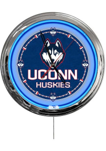 UConn Huskies Multi Color LED Wall Clock