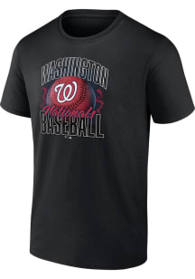 Washington Nationals Black Match Up Short Sleeve T Shirt