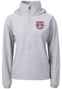 Cutter and Buck New York Red Bulls Womens Grey Charter Eco Pullover