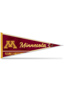 Minnesota Golden Gophers Line Est. 12x30 Pennant - Maroon