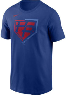 Nike Puerto Rico Blue Icon World Baseball Classic Short Sleeve T Shirt