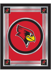 Illinois State Redbirds Logo Hanging Back Bar Mirror