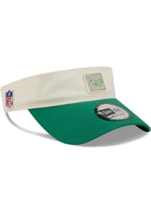 New Era Philadelphia Eagles Mens White 2026 NFL Training Camp Adjustable Visor