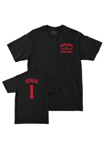 Amber Scalia Miami RedHawks Youth Black NIL Victory Player Tee