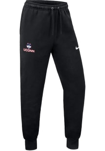 Nike UConn Huskies Mens Black Mascot Team Name Sweatpants