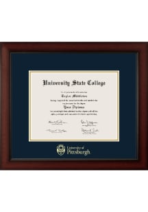 Pitt Panthers Embossed Lenox Diploma Frame - Brown