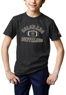 League Colorado Buffaloes Youth Black No 1 Football Short Sleeve T-Shirt