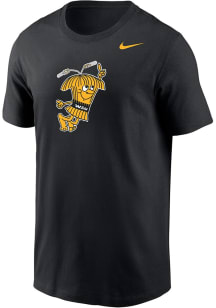 Nike Wichita State Shockers Black Vintage Logo DriFit Short Sleeve T Shirt