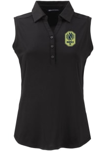 Cutter and Buck Nashville SC Womens Black Forge Eco Polo Shirt