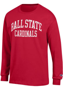 Champion Ball State Cardinals Cardinal Jersey Long Sleeve T Shirt