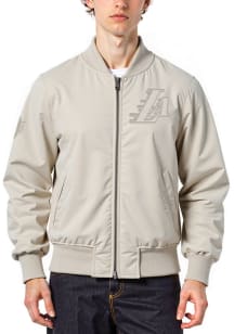 Mens Los Angeles Lakers Pro Standard Mens Neutral Twill Heavyweight Jacket - Brown