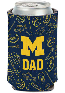Michigan Wolverines Dad Scatter Print Coolie