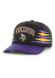 47 Minnesota Vikings Diamond Cut Hitch RF Adjustable Hat - Black