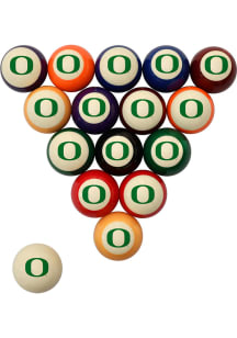 Oregon Ducks Team Logo Billiard Balls