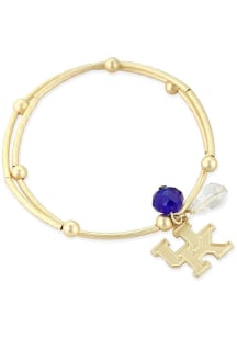 Kentucky Wildcats Matte Gold Womens Bracelet
