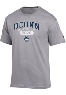 Champion UConn Huskies Grey Class of 2026 Jersey Short Sleeve T Shirt