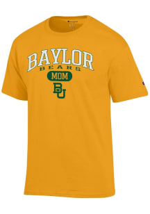 Champion Baylor Bears Gold Pill Box Mom Jersey Short Sleeve T Shirt