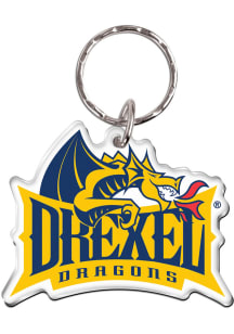 Drexel Dragons Freeform Keychain - Navy Blue