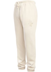 Pro Standard Houston Rockets Mens White Neutral Retro Fashion Sweatpants
