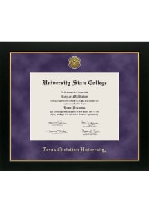 TCU Horned Frogs Medallion Manchester Diploma Frame - Purple