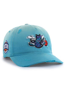 47 Charlotte Hornets Hardwood Classic Worn Hitch Adjustable Hat - Teal