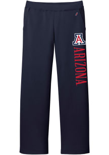 League Arizona Wildcats Womens Reverse Fleece Navy Blue Sweatpants