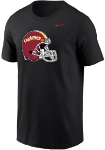 Nike Iowa State Cyclones Black Helmet Script Short Sleeve T Shirt