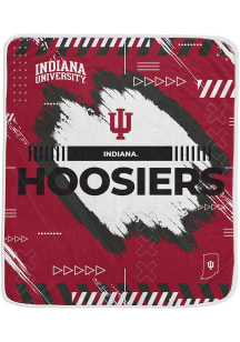 Indiana Hoosiers Game tech 60 x 72 Fleece Blanket - Crimson