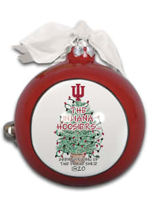 Indiana Hoosiers Been Sprucing Up Ornament - Crimson