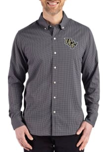 Cutter and Buck UCF Knights Mens Black Skyline Long Sleeve Dress Shirt