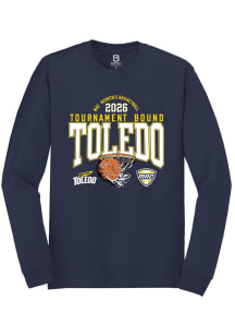 Summit Sportswear Toledo Rockets Navy Blue MAC 2026 WBB Tournament Bound Long Sleeve T Shirt