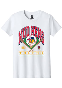 Summit Sportswear Toledo Mud Hens Youth White Homefield Short Sleeve T-Shirt