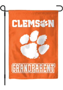Clemson Tigers Grandparent Garden Flag - Orange