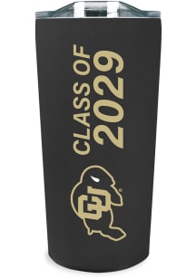 Colorado Buffaloes 18oz Class of 2029 Soft Touch Stainless Steel Tumbler - Black