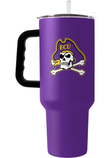 Logo Brands East Carolina Pirates Flipside Native 40 oz Stainless Steel Tumbler - Purple
