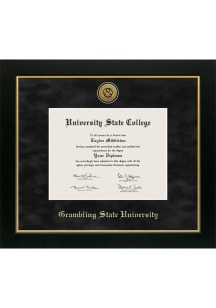 Grambling State Tigers Medallion Manchester Diploma Frame - Black