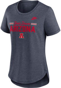 Nike Arizona Wildcats Womens Navy Blue Legacy Triblend Short Sleeve T-Shirt